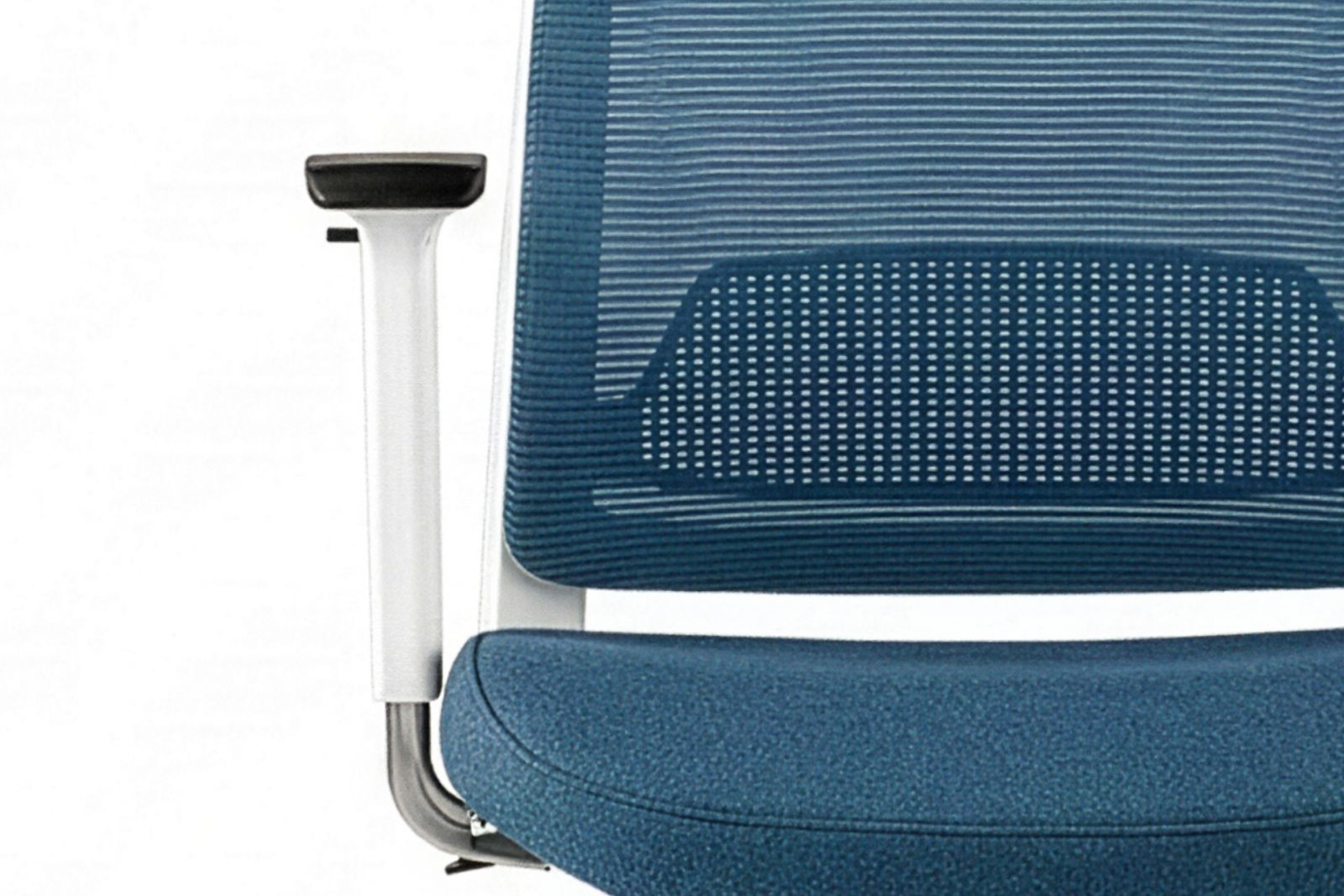 Inwerk Teamo® Original - Ergonomischer Bürostuhl, Weiss/Blau