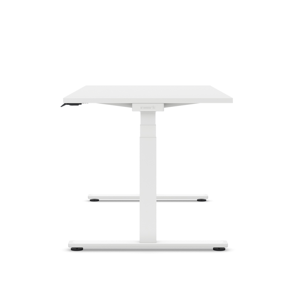 Höhenverstellbarer Schreibtisch Masterlift® Flex Light, Weiss Dekor/Weiss 140x80