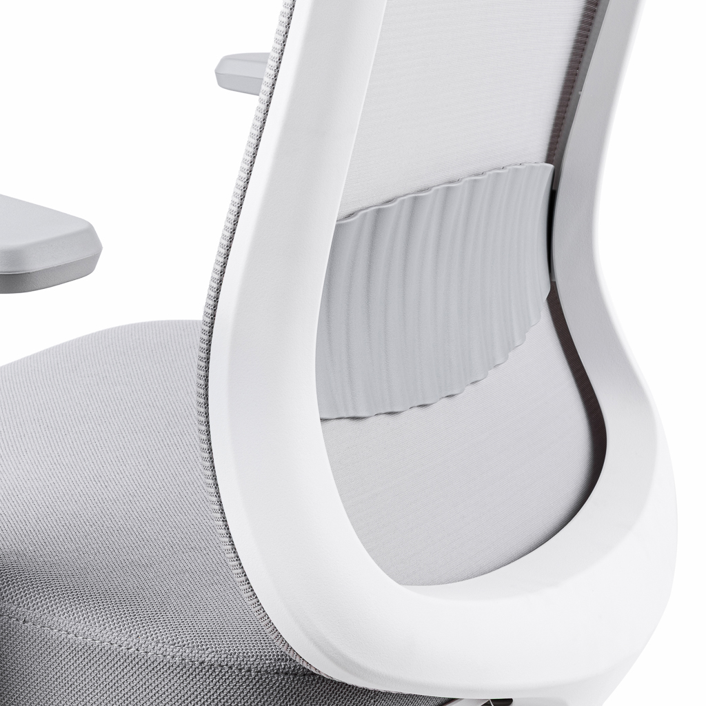 EcoChair 3 - Ergonomischer Bürostuhl, Weiss
