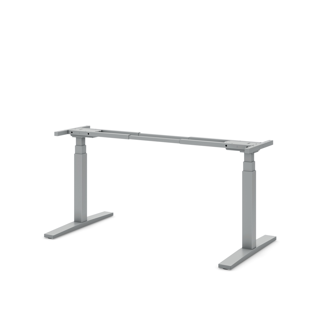 Höhenverst. Tischgestell Imperio® Lift Q2, Silber 120-160
