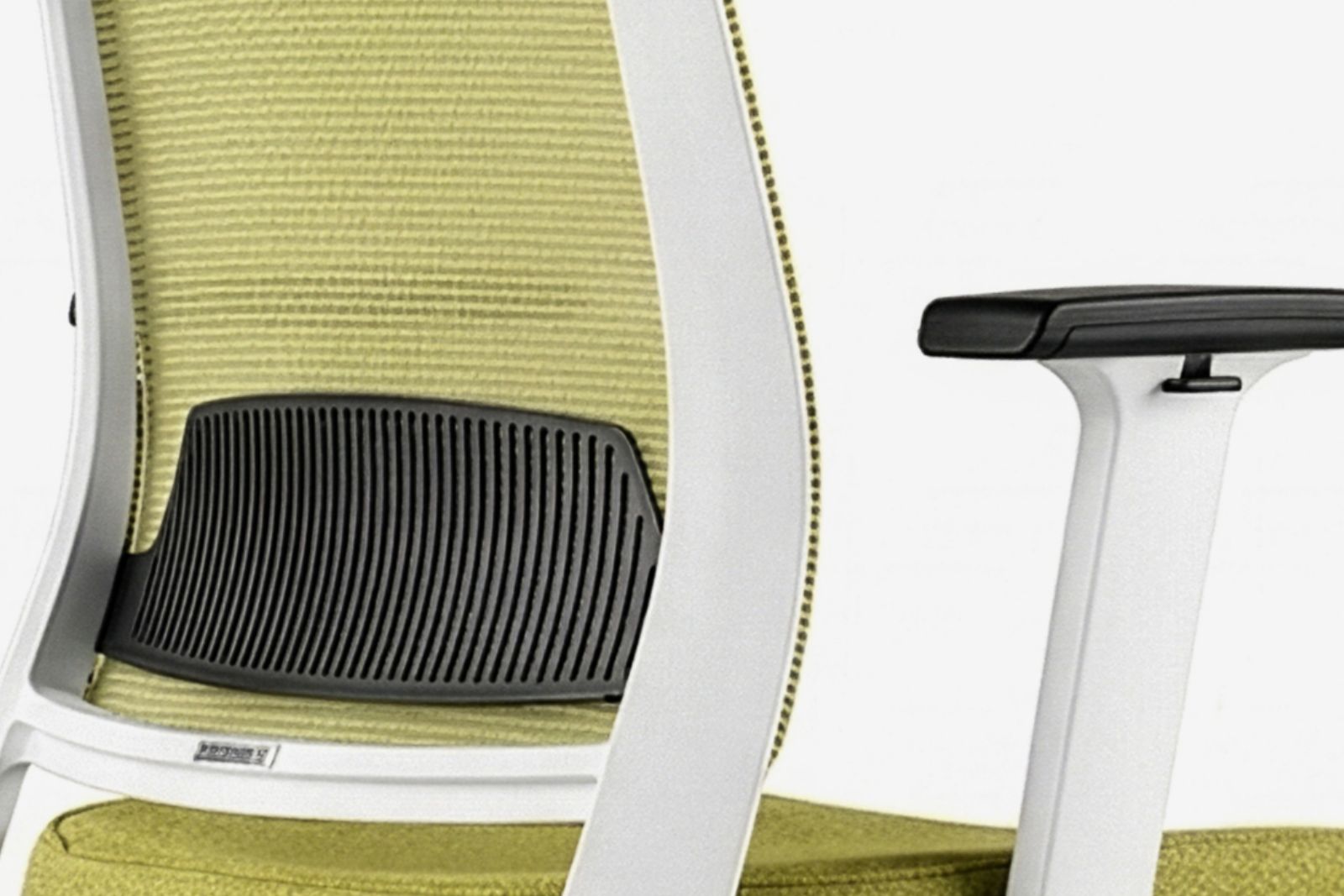 Inwerk Teamo® Original - Ergonomischer Bürostuhl, Weiss/Grün