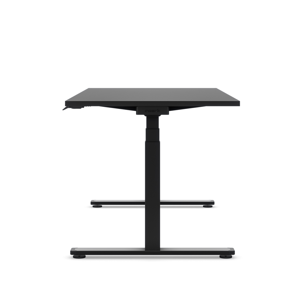 Höhenverstellbarer Schreibtisch Masterlift® Flex Basic, Schwarz Dekor/Schwarz 200x80