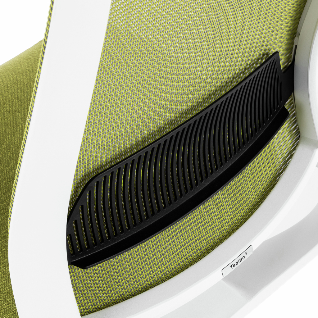 Inwerk Teamo® Original - Ergonomischer Bürostuhl, Weiss/Grün