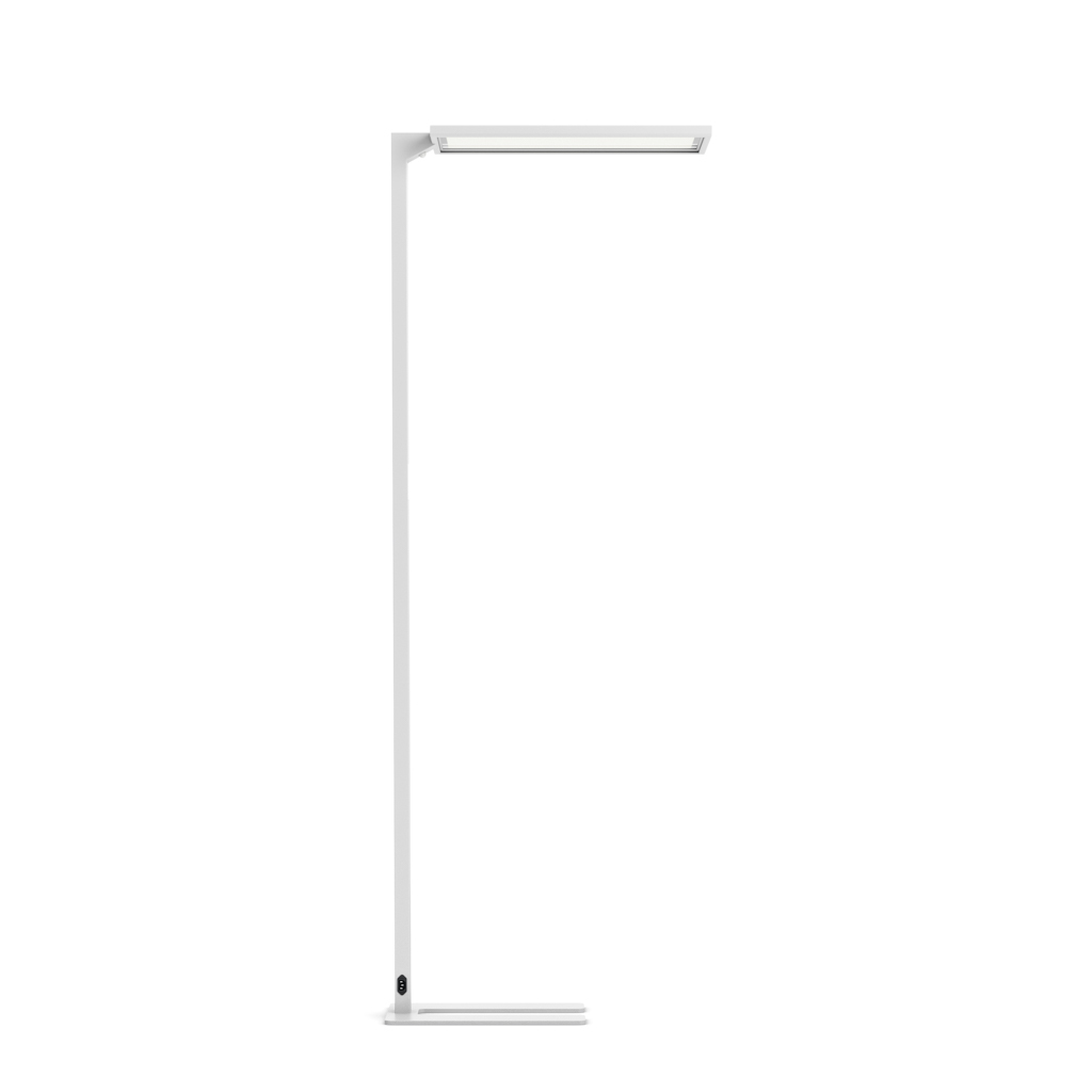 LED Büro Stehleuchte Lumer®, Sensor, Dimmer, 4000K Weiss